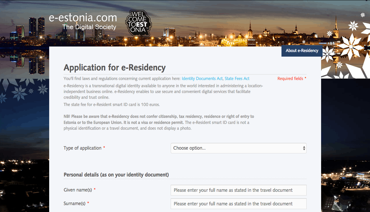 The Process of Becoming an Estonian e-Resident